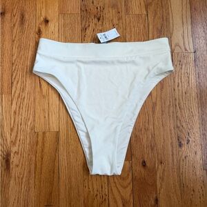 NWT aerie Cream Bikini Bottom